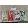 Image 1 : 4 Vintage Road Maps with Service Station Promotions