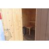 Image 5 : Sauna Building 6'x8' with 9KW Electric Stove - Solid Wood Construction - Pine Interior with Laminate