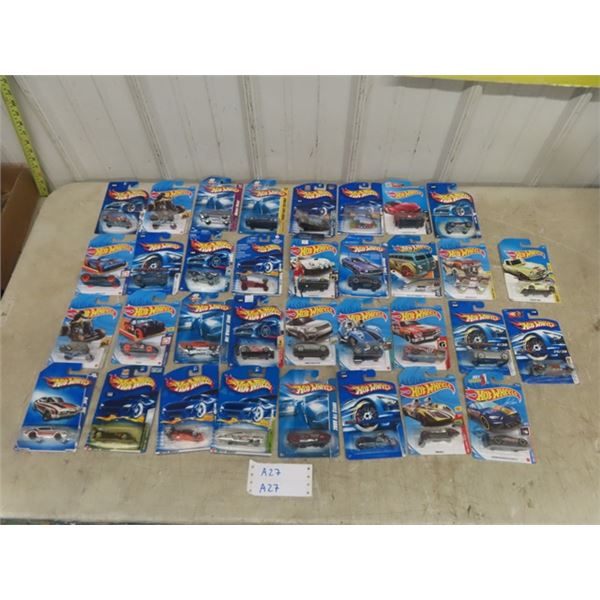 34 Hot Wheels New in Package - Most are 20 yrs Old