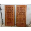 Image 1 : Large Pair of Heavy Entrance Doors - from Church maybe? 42" x 91" 
