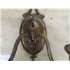 Image 5 : Pair of Brass 2 Lamp Wall Sconces