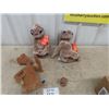 Image 1 : 3 Vintage Plush ET Dolls, 1 ET Plant Pot Hanger