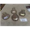 Image 1 : 4 Glass Lamp Shades 2 1/4" Opening