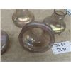 Image 4 : 4 Glass Lamp Shades 2 1/4" Opening