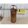 Image 1 : Large 28" AntiqueBrass + Copper Fire Extinguisher Gapco - Made in USA - Pump Style , Excellent