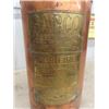 Image 7 : Large 28" AntiqueBrass + Copper Fire Extinguisher Gapco - Made in USA - Pump Style , Excellent