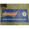 Image 1 : Large Vinyl WPG Jets Banner with Metal Grommets 36" x 72" - High Quality, Probably Hung in Sports Ba