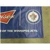 Image 5 : Large Vinyl WPG Jets Banner with Metal Grommets 36" x 72" - High Quality, Probably Hung in Sports Ba