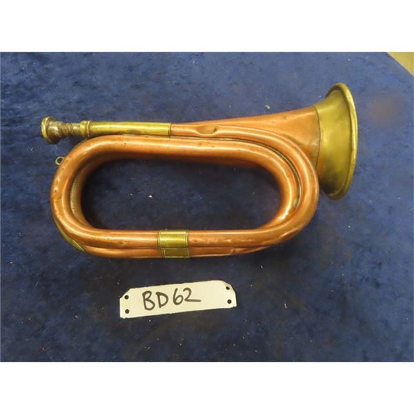 Antique Copper + Brass Bugle - Whaley + Royce Co. Toronto - Very Good Condition 