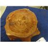 Image 4 : Vintage Mid-Century Modern Burl Bowl 6" x 19" & Burl Basket 9"x9" - Both Very Good Condition