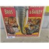 Image 4 : Vintage Barnum + Bailey Circus Poster 17" x 25" , Outstanding Color + Graphics - Excellent Condition