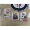 Image 6 : WPG Jets Lot; Stanley Cup Bank 14", Signed Jersey Sz Youth Sm Byfuglien, 3 Signed Crests - Kyle Conn