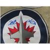 Image 7 : WPG Jets Lot; Stanley Cup Bank 14", Signed Jersey Sz Youth Sm Byfuglien, 3 Signed Crests - Kyle Conn