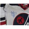 Image 9 : WPG Jets Lot; Stanley Cup Bank 14", Signed Jersey Sz Youth Sm Byfuglien, 3 Signed Crests - Kyle Conn