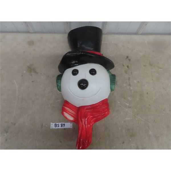 Snowman Face Blow Mould 22" Long