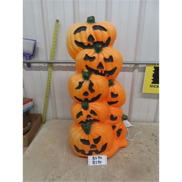 Pumpkin Stack Blow Mould 31" Tall 