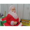 Image 2 : Large Santa Riding Sleigh Light Up Blow Mould 16"×36"×36"
