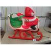 Image 4 : Large Santa Riding Sleigh Light Up Blow Mould 16"×36"×36"