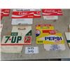 Image 5 : 8 Coca-Cola Cardboard Carriers, (3) 7Up, 1 Canada Dry, 1 Pepsi Cardboard Carrier