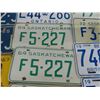 Image 4 : Assorted License Plates ; Saskatchewan, Ontario, BC, Manitoba - 7 Pairs
