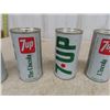 Image 3 : Lot of 6 - 7Up Soda Can Banks - 10oz