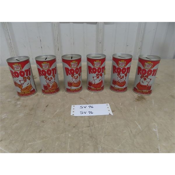 Rooti Root Beer by Canada Dry - 10oz Tin Can Bank