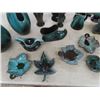 Image 5 : 21 pcs of Blue Mountain Pottery; Vases, Urns, Jug, Ashtrays + 1 Red Cowboy Hat