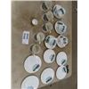 Image 1 : 20 pcs of Souvenir Dishes; Boisevain Manitoba, Petawa Ontario, Telkwa Tyee Lake BC