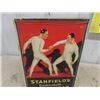 Image 2 : Stansfields Unshrinkable Underwear Cardboard Easel Back Counter Display Sign 10.5" x 16.5"