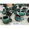 Image 3 : 24 pcs of Blue Mountain Pottery; Cups, Creamers, Bowls, Vases plus more