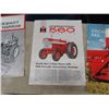 Image 2 : 9 Assorted Tractor Brochures + Manuals ; IH 560 Tractor, Cockshutt 542 Combine, Massey Harris Plows,