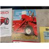 Image 3 : 9 Assorted Tractor Brochures + Manuals ; IH 560 Tractor, Cockshutt 542 Combine, Massey Harris Plows,