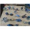 Image 12 : Large Assortment of Glass Ornamental Dolphins