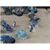 Image 8 : Large Assortment of Glass Ornamental Dolphins