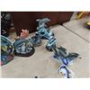 Image 9 : Large Assortment of Glass Ornamental Dolphins
