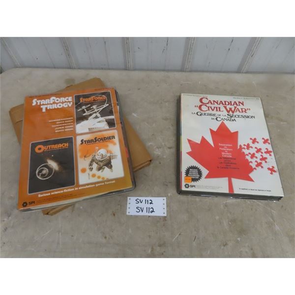 Star Force Trilogy Game + Canadian Civil War Simulation Games