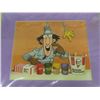 Image 2 : 2 Matted Hand Painted Inspector Gadget - Kentucky Fried Chicken Production Cells 12" x 14" 