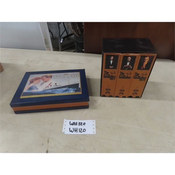Godfather Series + Titanic Collector Set - Both in VHS
