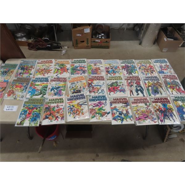 Marvel Universe Deluxe #1-20 + Updates #1-8 Comic Books