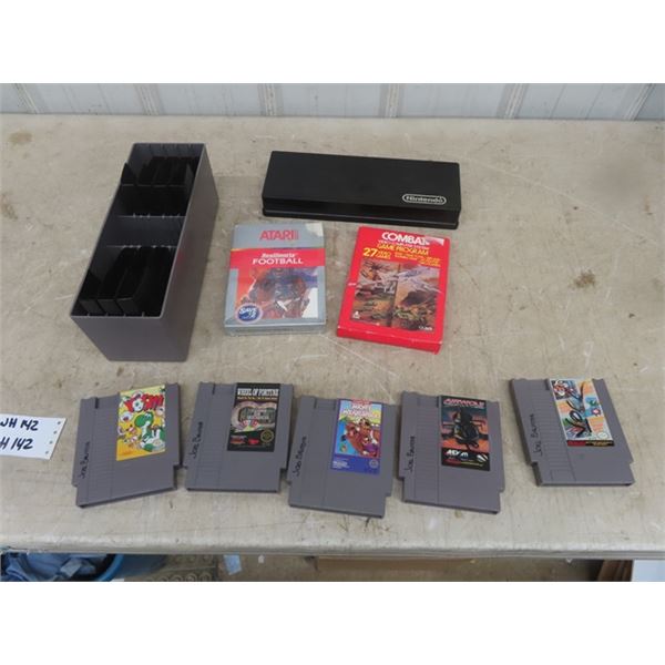 Vintage Atari 2600 Games + Nintendo Games - 2600 Atari Football is Factory Sealed