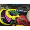 Image 3 : Large Lot of Yard Games + Sports Equipment; Footballs, Horse Shoes, Bocce Balls plus more 