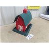 Image 2 : Red Barn Bird Feeder - Plastic/ Resin