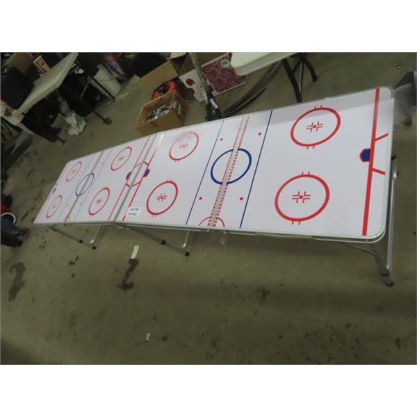 Fold Up Beer Pong Table 23"×23.5"×95"
