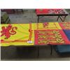 Image 1 : 4 Flags- 2 Larger ones 35"×59", Union Jack 16"×36", Vintage Ontario 24"×50"
