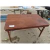Image 1 : Vintage Solid Wood Folding Table 28"×29"×48"