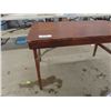 Image 2 : Vintage Solid Wood Folding Table 28"×29"×48"