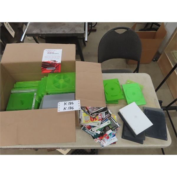 Empty Video Games Cases