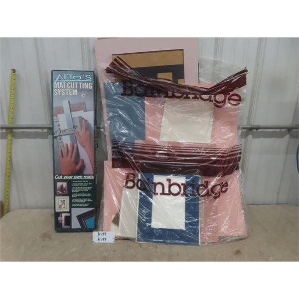 Alto's Mat Cutting System + Assorted Mat Board