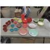 Image 1 : Melmac Assorted Plates, Bowls + Serving Ware- Various Colors