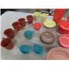 Image 2 : Melmac Assorted Plates, Bowls + Serving Ware- Various Colors